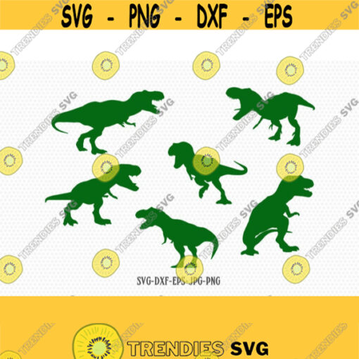 T Rex SVG Bundle Trex SVG T Rex Clipart T Rex Cut Files For Silhouette Files for Cricut T Rex Vector Dinosaur Svg Dxf Png Eps Design 546