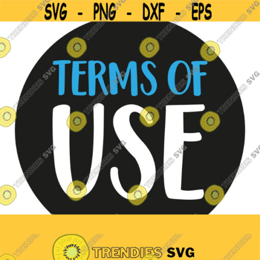 TERMS OF USE. Personal and Small Commercial Use. Design 851