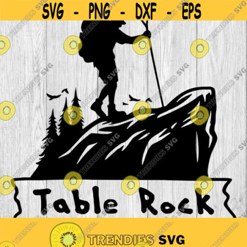 Table Rock Mountain Logo svg png ai eps dxf files for Auto Decals Vinyl Decals Printing T shirts CNC Cricut other cut files Design 9
