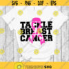 Tackle Breast Cancer Svg Breast Cancer Svg Breastcancer Svg Football Cancer Svg Fight Cancer Svg