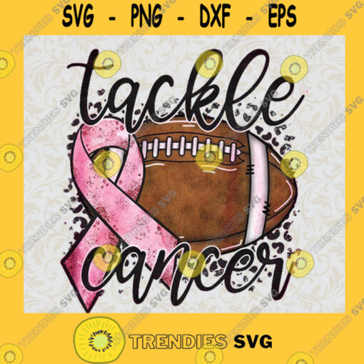 Tackle Cancer PNG Football ball PNG October Cancer Awareness Breast Cancer PNG
