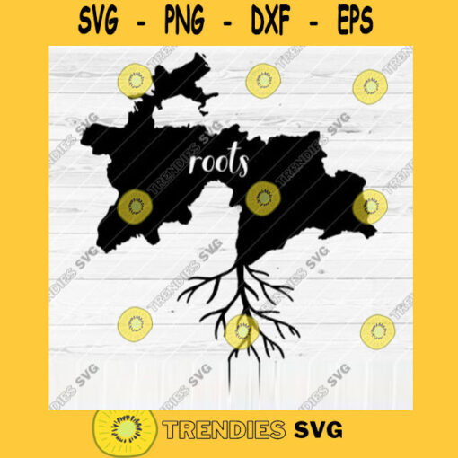 Tajikistan Roots SVG File Home Native Map Vector SVG Design for Cutting Machine Cut Files for Cricut Silhouette Png Pdf Eps Dxf SVG