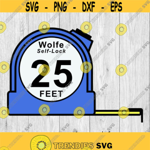 Tape Measure svg png ai eps dxf DIGITAL FILES for Cricut CNC and other cut or print projects Design 243