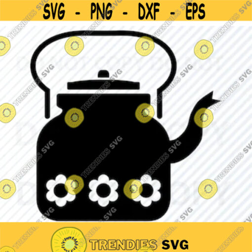 Tea Pot SVG Files Tea pot Vector Images Clipart SVG File For Cricut Tea pot Silhouette Eps Tea pot Png Dxf Stencil Clip Art Design 400