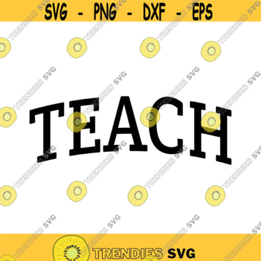 Teach Decal Files cut files for cricut svg png dxf Design 520