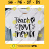 Teach Love Inspire svgTeacher shirt svgBack to school svgTeacher cut fileTeacher saying svgTeacher quote svg1st day of school svg
