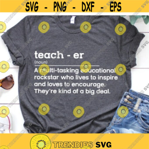 Teacher Definition Svg Teacher Svg for Cricut Educational Rockstar Teaching Teacher Gift Png Back to School Svg for Silhouette Im a Teacher.jpg