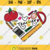 Teacher Heart School Things Symbol Svg