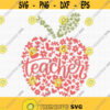 Teacher SVG Teach SVG School Svg Apple Svg School Teacher Svg Teacher Shirt Svg Teacher Apple Svg Teacher Cut files Teacher Love Svg Design 25