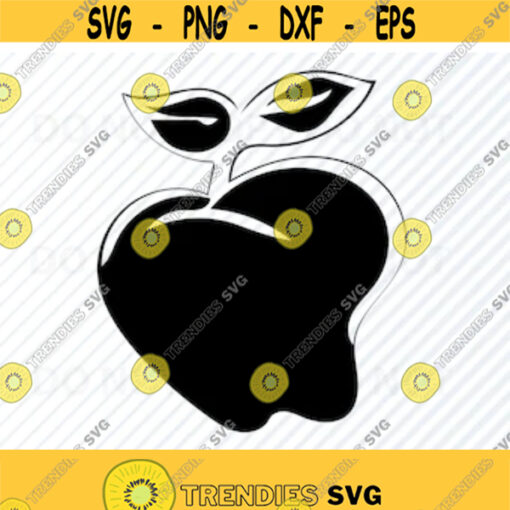 Teachers Apples SVG Files for Cricut Vector Images Apple Silhouette Clip Art SVG File Eps Png dxf ClipArt fruit vegan apple Cooking Design 392