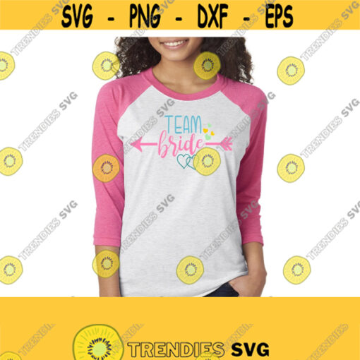 Team Bride SVG DXF EPS Ai Png and Pdf Cutting Files for Electronic Cutting Machines Design 723