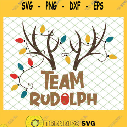 Team Rudolph SVG PNG DXF EPS 1
