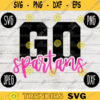 Team Spirit SVG Go Spartans Sport png jpeg dxf Commercial Use Vinyl Cut File Mom Dad Fall School Pride Football Baseball Softball 844