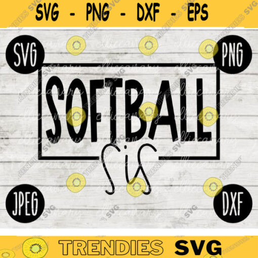 Team Spirit SVG Softball Sis Game Sport svg png jpeg dxf Commercial Use Vinyl Cut File Fall School Pride 2380