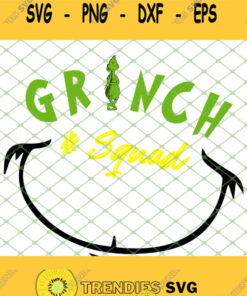 Team Squad Grinch SVG PNG DXF EPS 1