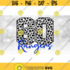 TeamMascotSchool Clip Art Black Leopard Skin Cheetah Pattern Word GO with Blue Team Name Overlay Rangers Digital Download SVG PNG Design 627