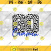 TeamMascotSchool Clipart Black Leopard Skin Cheetah Pattern Word GO with Blue Team Name Overlay Cavemen Digital Download SVG PNG Design 1230