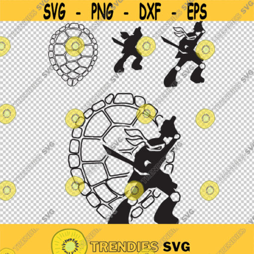 Teenage Mutant Ninja Turtles SVG PNG EPS File For Cricut Silhouette Cut Files Vector Digital File