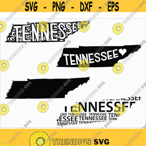 Tennessee 4 designs SVG Dxf Png Eps Cricut explore printable silhouette vinyl decal vector files for cutting machines Design 681