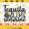 Tequila Lime And Sunshine SVG Cut File Cricut Commercial use Instant Download Silhouette Clip art Shirt Print Design 500