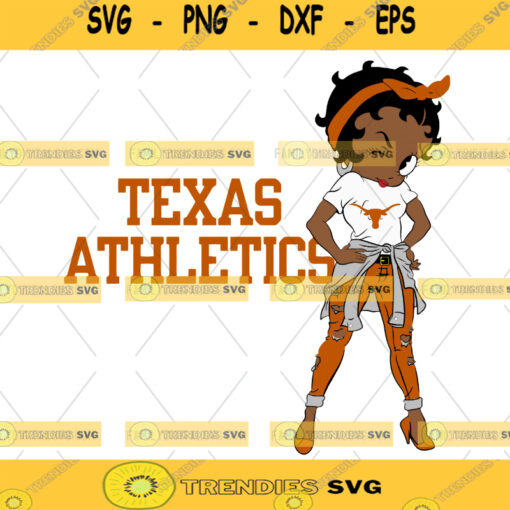 Texas Longhorns Black Girl Svg Girl Ncaa Svg Sport Ncaa Svg Black Girl Shirt Silhouette Svg Cutting Files Download Instant BaseBall Svg Football Svg HockeyTeam