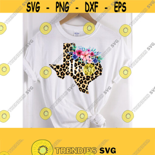 Texas Sublimation Design Leopard Texas PNG File Texas T Shirt Design Leopard Print Texas Design Sublimation Design PNG