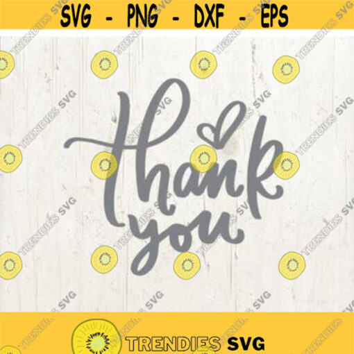 Thank you svg Thank you card printable Thank you Clipart instant download eps png pdf Cut File dxf Silhouette Design 70