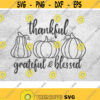 Thankful Grateful Blessed Svg Thanksgiving pumpkin svg Thanksgiving Svg Thanksgiving Family Svg Thanksgiving halloween svg png eps dxf Design 157
