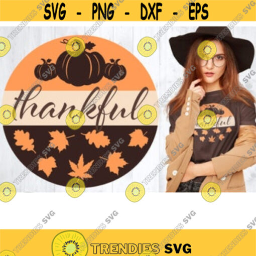 Thankful Pumpkin SVG Bundle Thanksgiving Svg Fall Pumpkin Svg Fall Svg Files For Cricut Thanksgiving Clip Art Thankful Sign Dxf .jpg