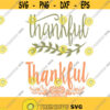 Thankful Thanksgiving Cuttable Design Pack SVG PNG DXF eps Designs Cameo File Silhouette Design 884