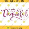 Thankful svg png dxf Cutting files Cricut Funny Cute svg designs print for t shirt quote svg Design 285