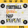 Thanksgiving Fall SVG Football Feast Nap Repeat svg png jpeg dxf Silhouette Cricut Commercial Use Vinyl Cut File Fall 2252