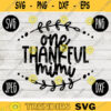 Thanksgiving Fall SVG One Thankful Mimi svg png jpeg dxf Silhouette Cricut Commercial Use Vinyl Cut File Fall 2459