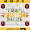 Thanksgiving Fall SVG Thankful Grateful Blessed svg png jpeg dxf Silhouette Cricut Commercial Use Vinyl Cut File Fall Autumn 1652