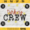 Thanksgiving Fall SVG Turkey Crew svg png jpeg dxf Silhouette Cricut Commercial Use Vinyl Cut File Fall 2258