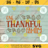 Thanksgiving SVG One Thankful Family svg png jpeg dxf Silhouette Cricut Commercial Use Vinyl Cut File Fall Family Set Digital Download 545