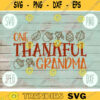 Thanksgiving SVG One Thankful Grandma svg png jpeg dxf Silhouette Cricut Commercial Use Vinyl Cut File Fall Family Set Digital Download 1516