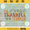 Thanksgiving SVG One Thankful Toddler svg png jpeg dxf Silhouette Cricut Commercial Use Vinyl Cut File Fall Family Set Digital Download 1818