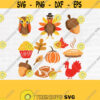 Thanksgiving Svg Fall Svg Thankful Svg Turkey Svg Fall Clipart Thanksgiving Svg Bundle Autumn SvgDesign 408