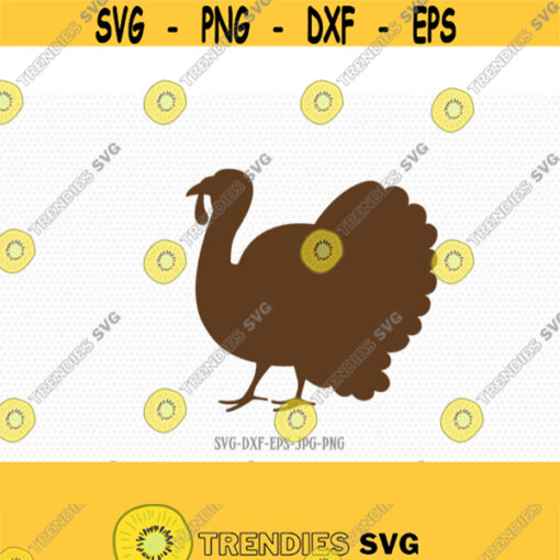 Thanksgiving turkey svg Thanksgiving svg turkey silhouette turkey clipart svg for Cricut Silhouette svg png dxf Design 526