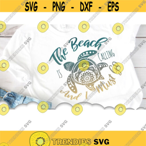 The Beach Is Calling SVG Files For Cricut Palm Tree SVG Ocean svg Beach SVG Summer svg Beach Cut Files svg Files Iron On Transfer .jpg