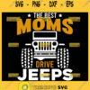 The Best Moms Drive Jeep Mom Svg Mom Car Svg 1