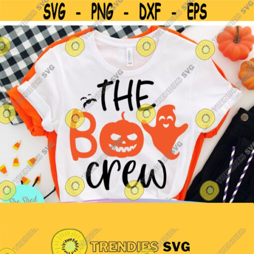 The Boo Crew Svg Halloween SVG Halloween Transfers Halloween Tshirt Trick or Treat Svg Svg Files For Cricut Funny Halloween Svg Design 732
