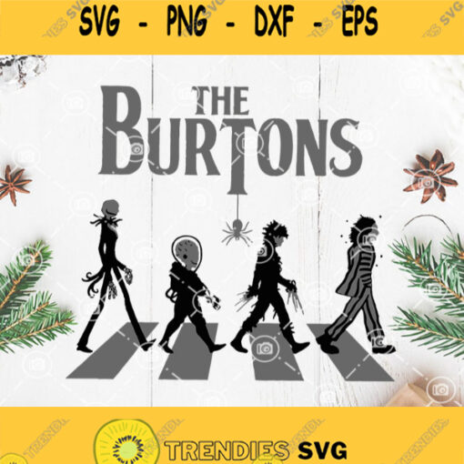 The Burtons The Beatles Logo Svg The Burtons Svg The Nightmare Before Christmas Svg Jack Skellington Svg