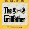 The Grillfather Svg BBQ Dad Svg Chef Dad Svg Fathers Day Svg Daddy And Son Svg