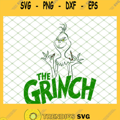 The Grinch Outline Svg Png Dxf Eps 1 Svg Cut Files Svg Clipart ...