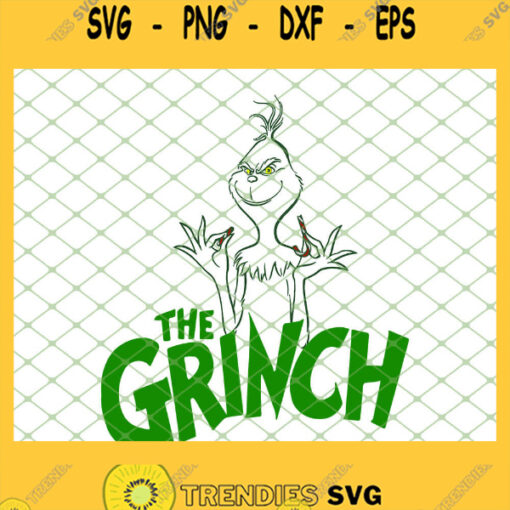 The Grinch Outline SVG PNG DXF EPS 1