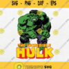 The Incredible Hulk Vintage Svg