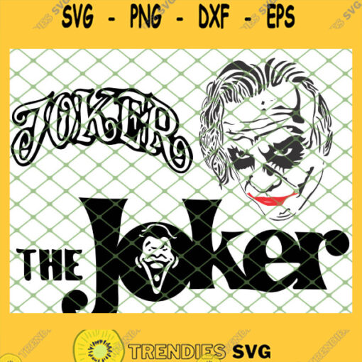 The Joker SVG PNG DXF EPS 1