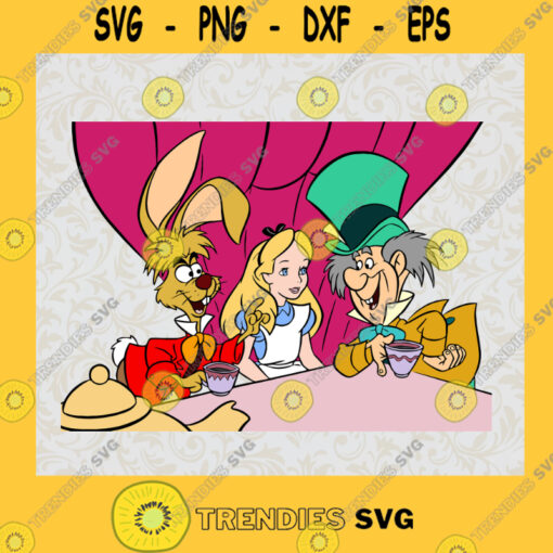 The Mad Hatter Svg Alice And Friend Svg Alice Svg Alice in Wonderland Svg